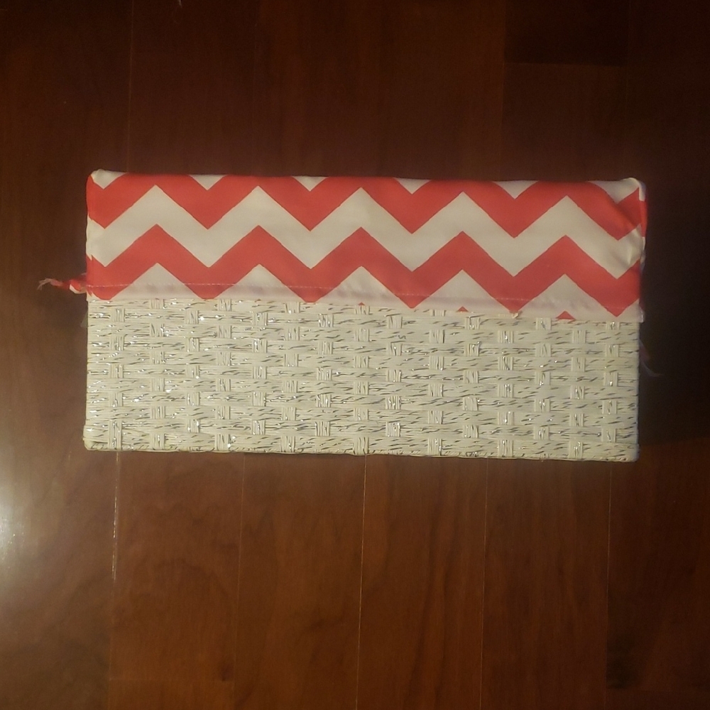 Chevron Patterned Storage Basket